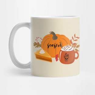 Pumpkin with Pie design Mug